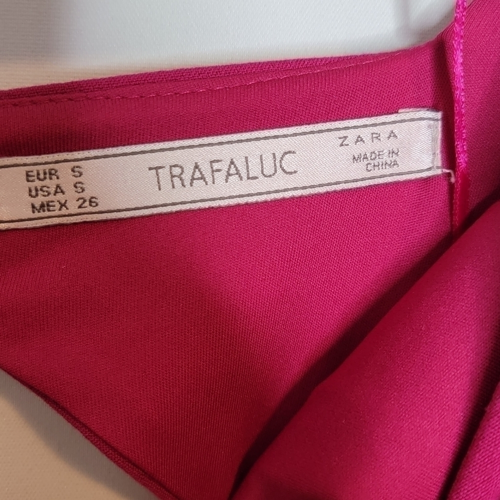 Zara Fuchsia Long Sleeve Dress - Picture 7 of 15